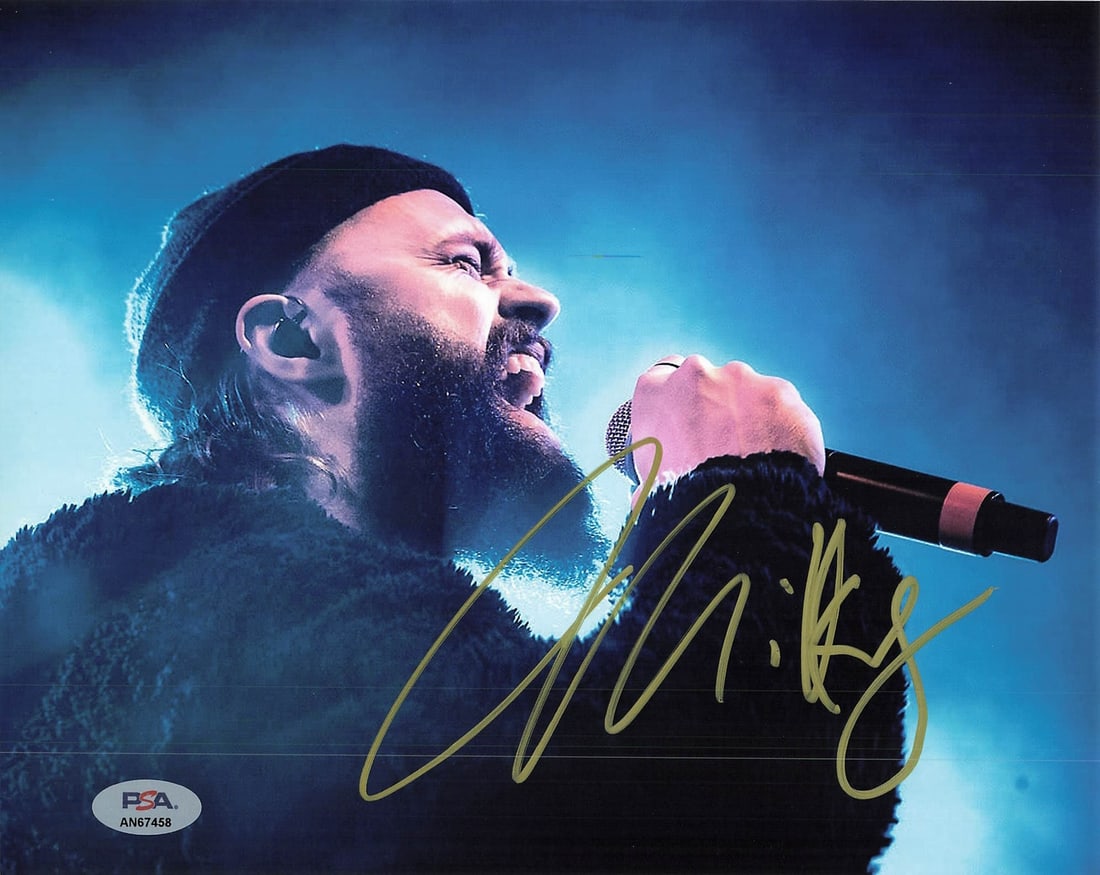 Mikky Ekko Signed 8x10 Photo with PSA/DNA Authentication: Mikky Ekko Signed 8x10 Photo with PSA/DNA Authentication This is a professionally printed 8x10 photograph featuring the signature of musician Mikky Ekko. The autograph has been authenticated by expert