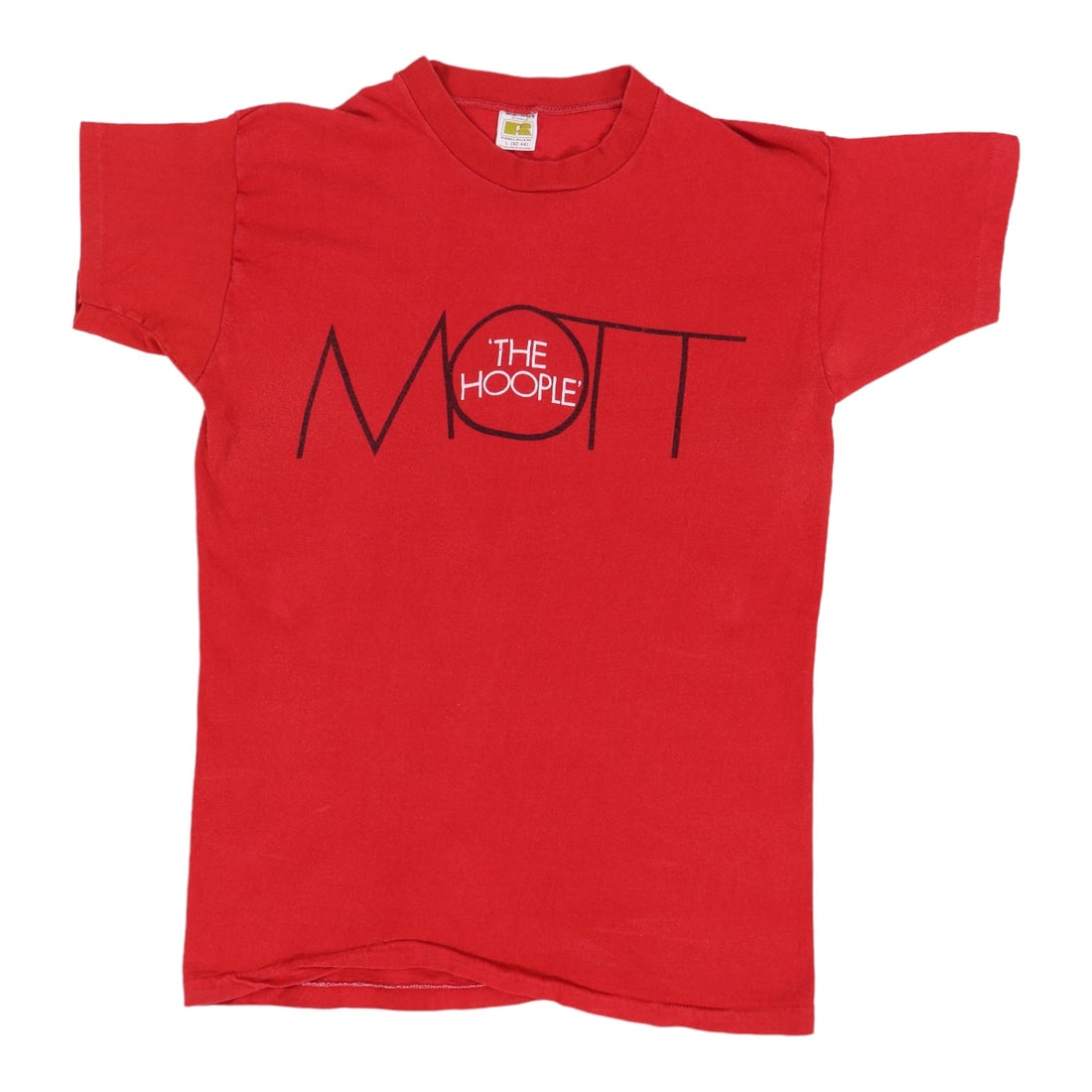 Vintage 1974 Mott The Hoople Concert Promo Red Cotton Shirt: Vintage 1974 Mott The Hoople Concert Promo Red Cotton Shirt This is an original 1974 Mott The Hoople Live promotional shirt, not a modern reproduction. The shirt is made from 100% cotton and features 