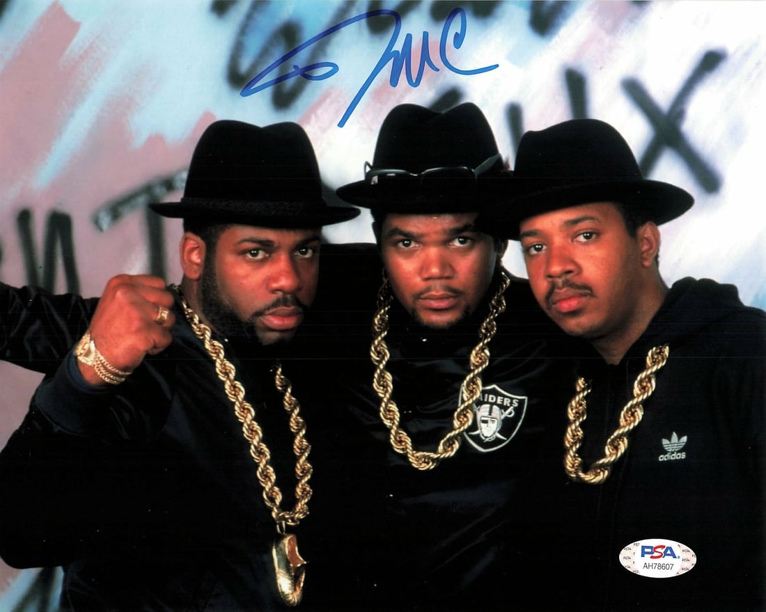 Darryl McDaniels PSA/DNA Autographed 8x10 Photo Run DMC (1 of 1)