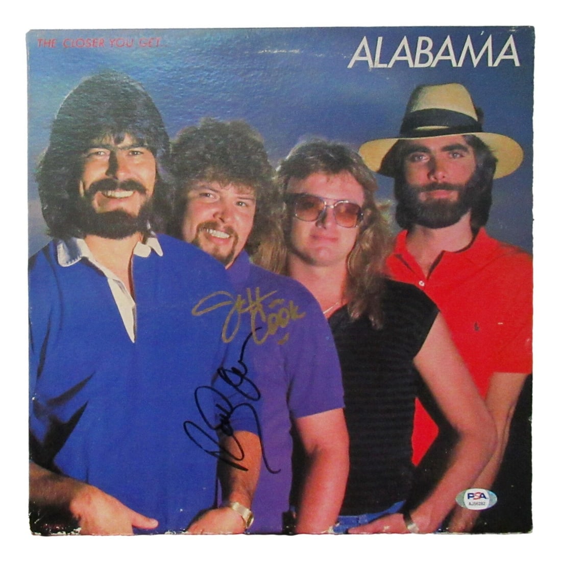 PSA/DNA Authenticated Alabama Album Signed by Jeff Cook and Randy Owen (1 of 5)