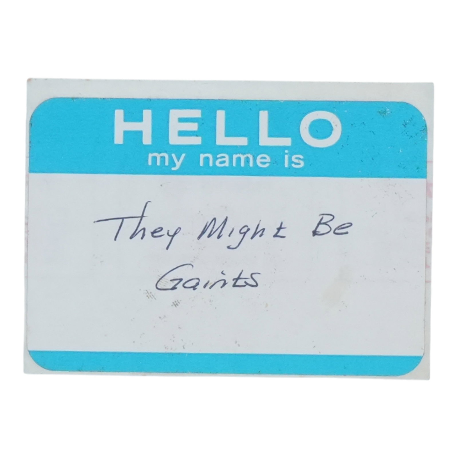 Vintage 1980s They Might Be Giants Concert Backstage Pass (1 of 2)