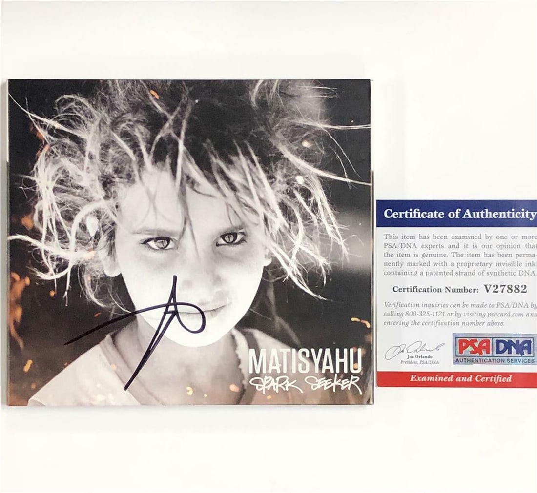 Spark Seeker album cover autographed by Matisyahu with PSA/DNA authentication (1 of 3)