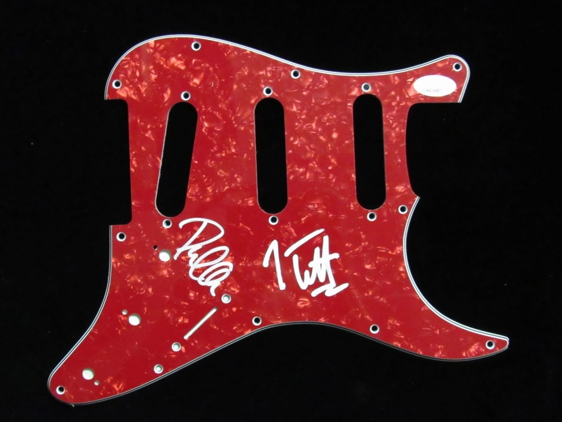 Def Leppard Signed Pick Guard by Joe Elliott and Phil Collen JSA (1 of 3)