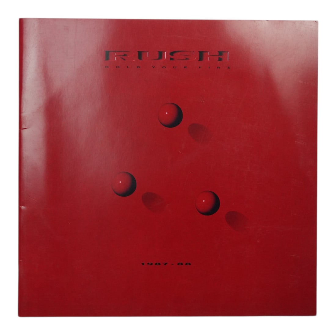 Original 1987 Rush Tour Program Hold Your Fire (1 of 2)