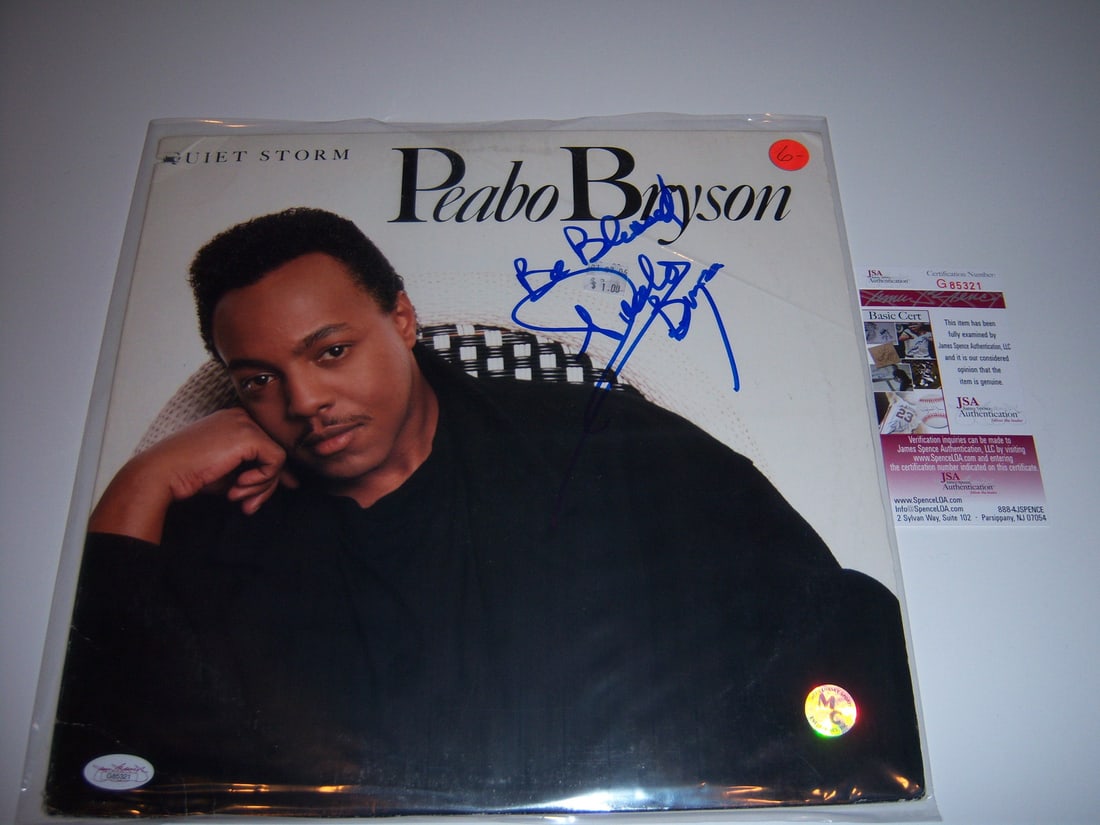Peabo Bryson signed LP record album JSA COA (1 of 2)