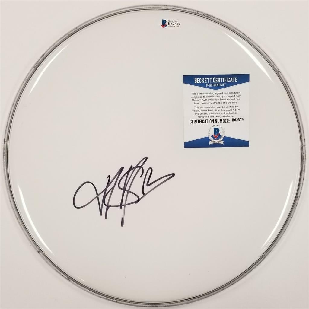 Autographed 12 Inch Drumhead Signed by Ty Dolla $ign Beckett BAS COA: Autographed 12 Inch Drumhead Signed by Ty Dolla $ign Beckett BAS COA This 12-inch drumhead is signed by rapper Ty Dolla $ign. The item is an original piece and comes with a Beckett BAS Certificate of 