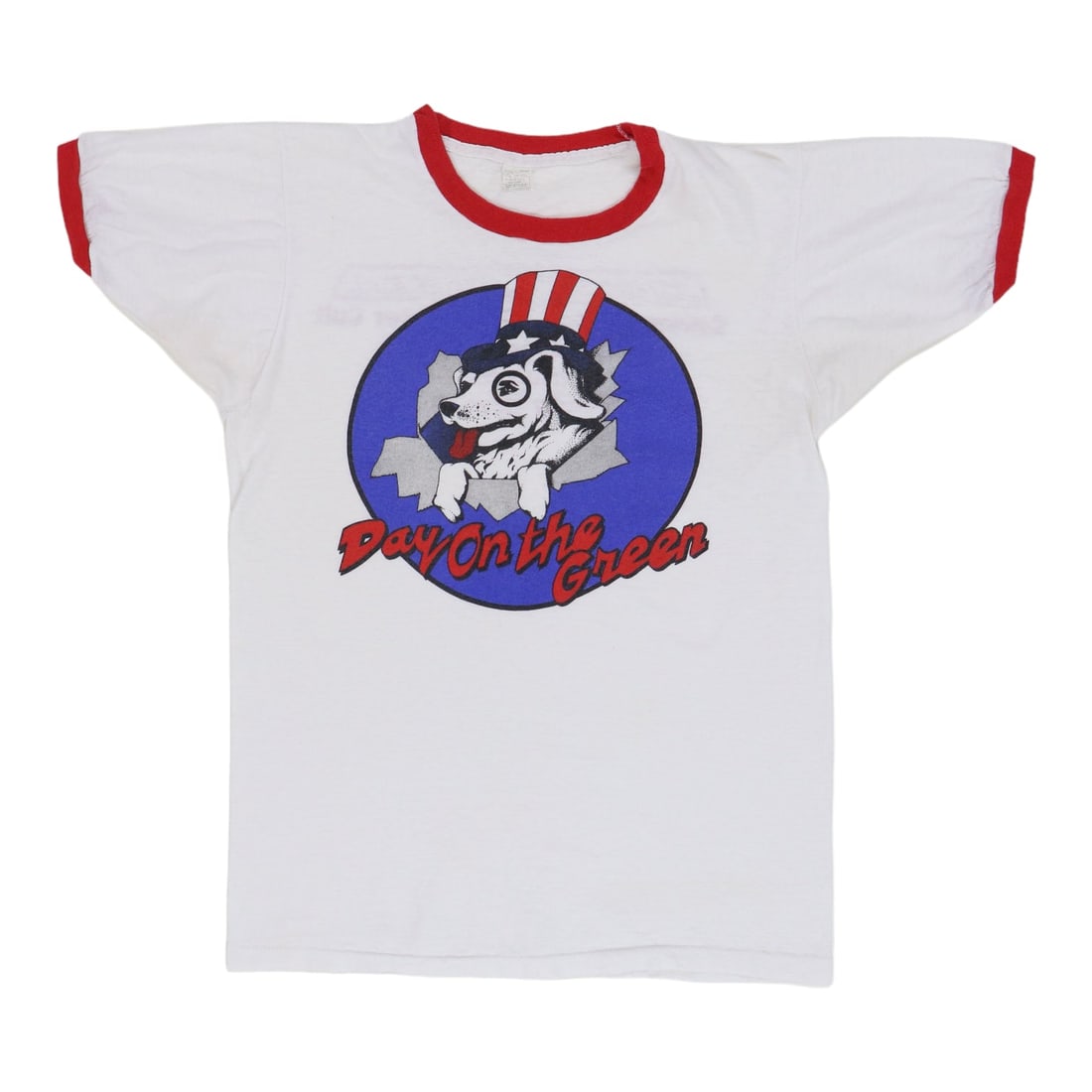 Vintage 1980 White Cotton Sammy Hagar Concert Shirt Day On The Green: Vintage 1980 White Cotton Sammy Hagar Concert Shirt Day On The Green This is an original vintage 1980 Sammy Hagar Day On The Green Bill Graham shirt, featuring graphics on both the front and back. Mad
