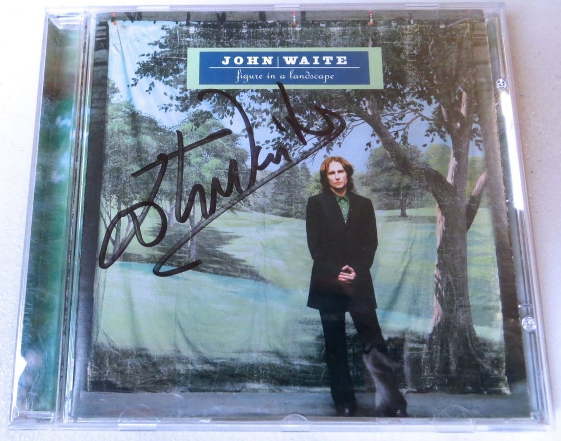 John Waite Autographed CD Booklet Figure in a Landscape JSA Certified: John Waite Autographed CD Booklet Figure in a Landscape JSA Certified This is an original autographed CD booklet by John Waite, featuring his signature authenticated by James Spence Authentication (JS