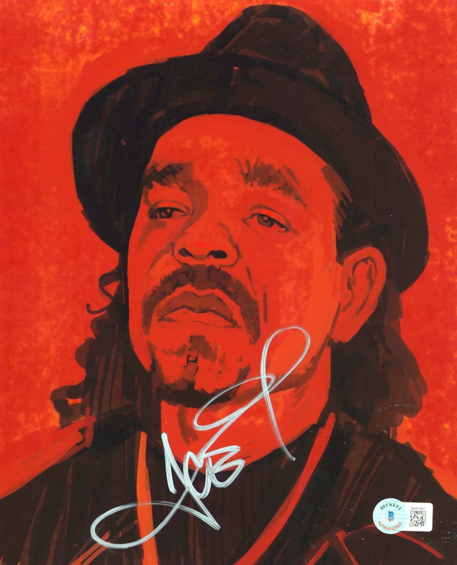 Ice-T Body Count Signed 8x10 Photo with Beckett Authentication (1 of 3)