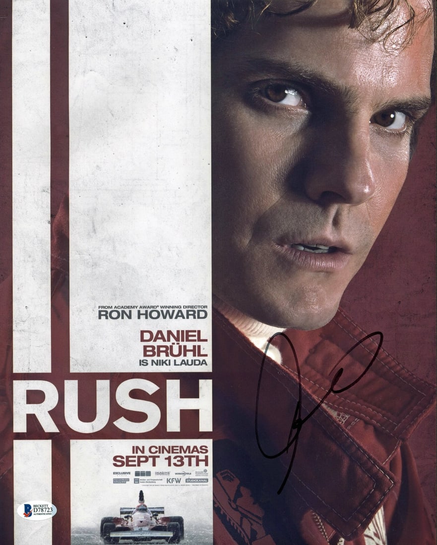 Daniel Bruhl Rush Signed 11x14 Photo BAS Certified Authentic (1 of 3)