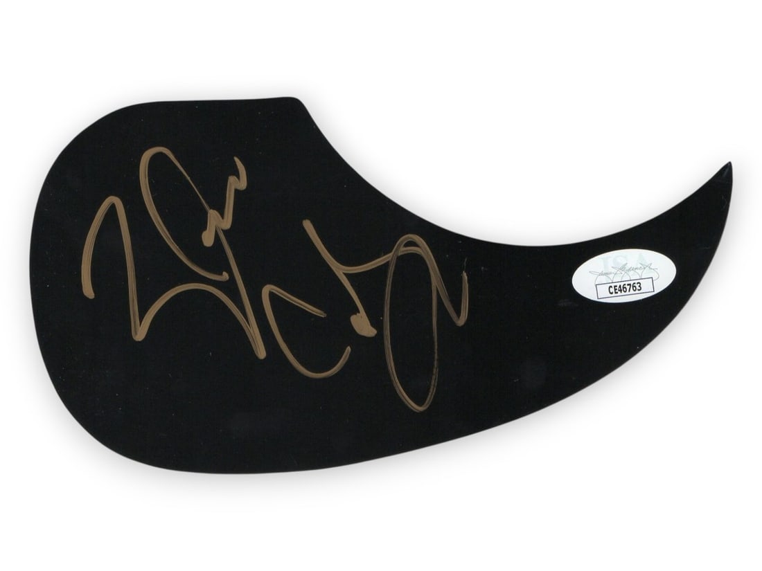 Zach Colton Swon Signed Guitar Pickguard JSA Authenticated: Zach Colton Swon Signed Guitar Pickguard JSA Authenticated Enhance your music memorabilia collection with this authentic Zach & Colton Swon signed guitar pickguard. This item features the signatures o