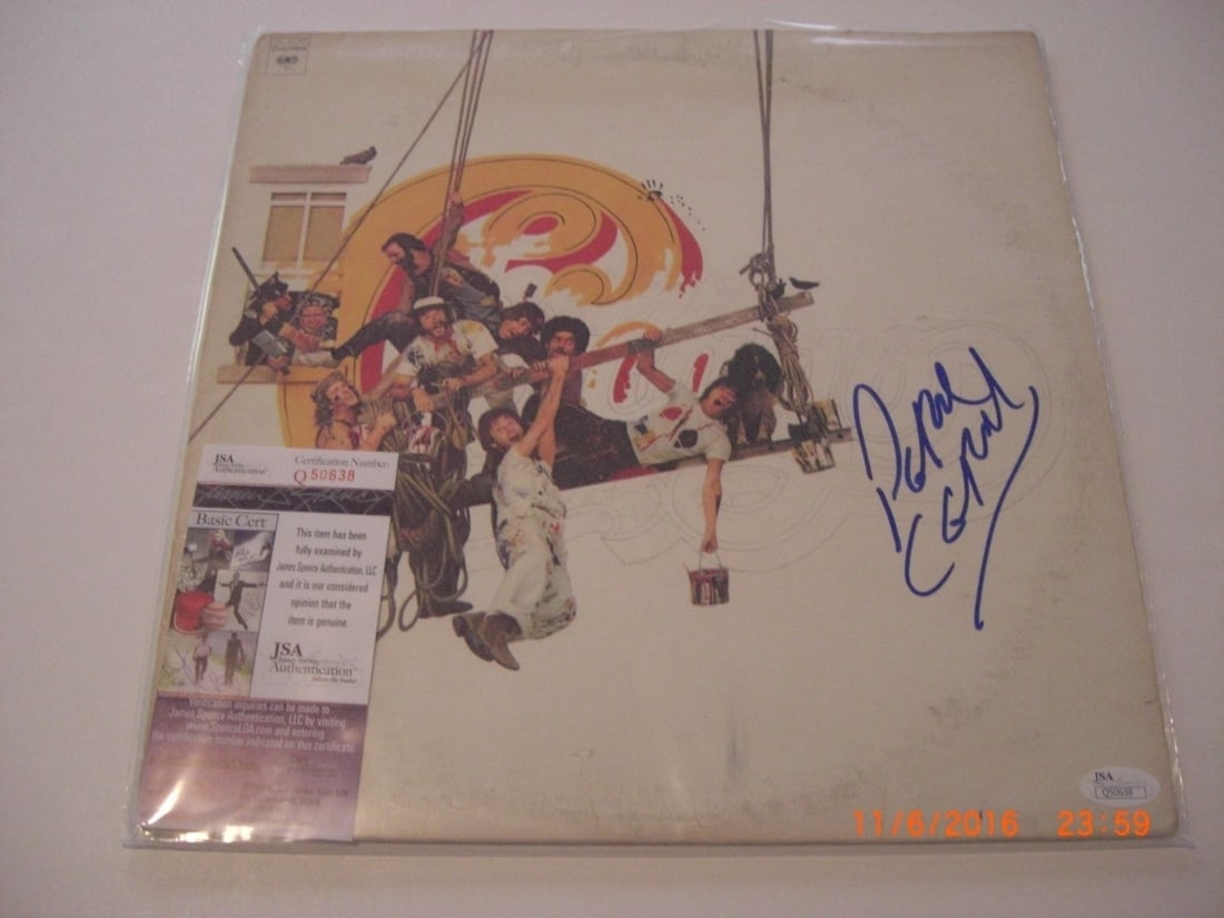 Signed LP Album by Peter Cetera with JSA COA Chicago Singer: Signed LP Album by Peter Cetera with JSA COA Chicago Singer This LP record album is signed by Peter Cetera, the renowned singer from Chicago. It is an original item from the United States and comes in