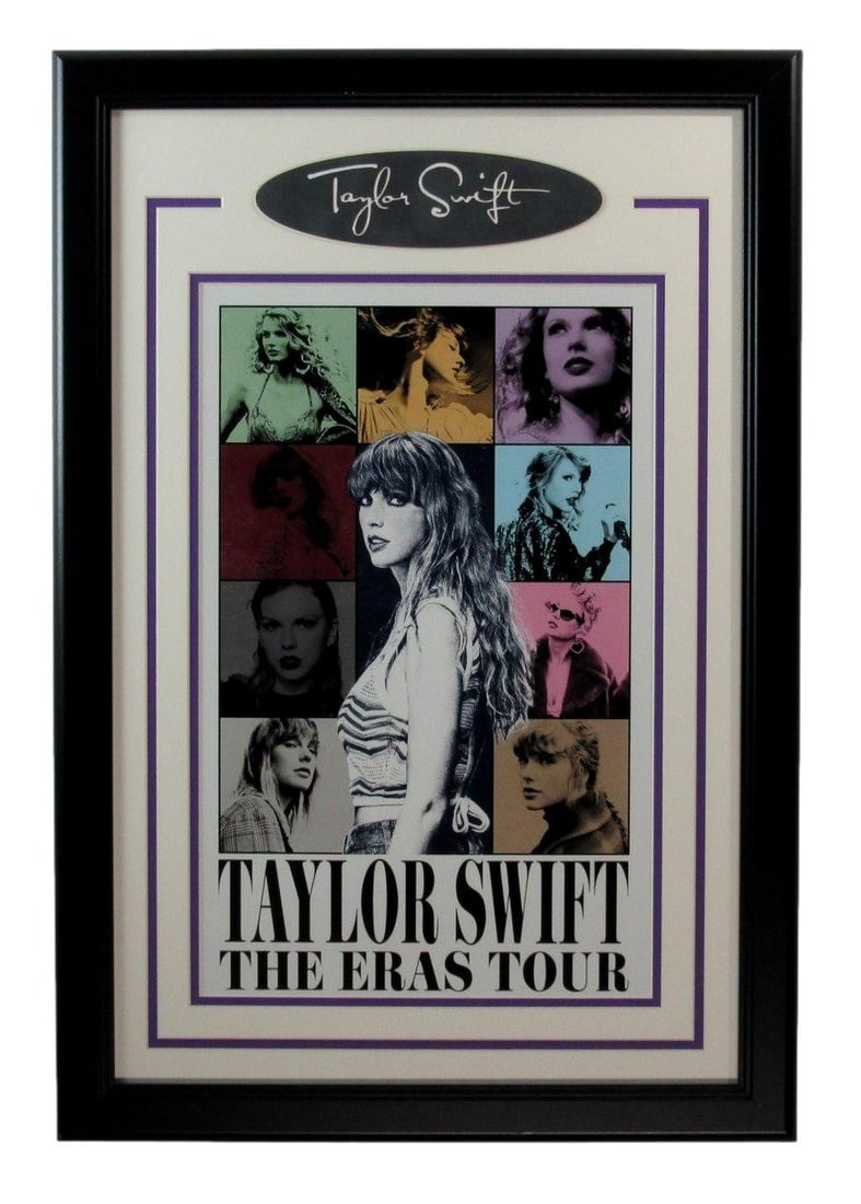 Framed Taylor Swift Eras Tour 11x17 Poster JSA Authenticated (1 of 1)