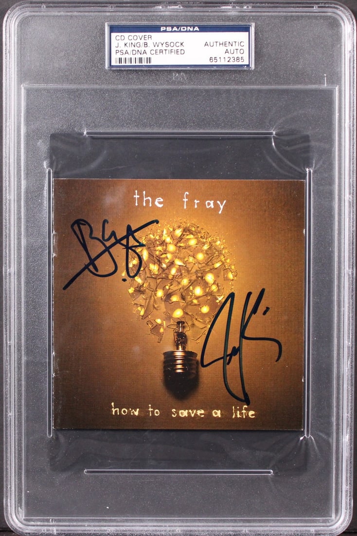How To Save A Life CD Cover Signed by Joe King Ben Wysocki PSA Authenticated (1 of 2)