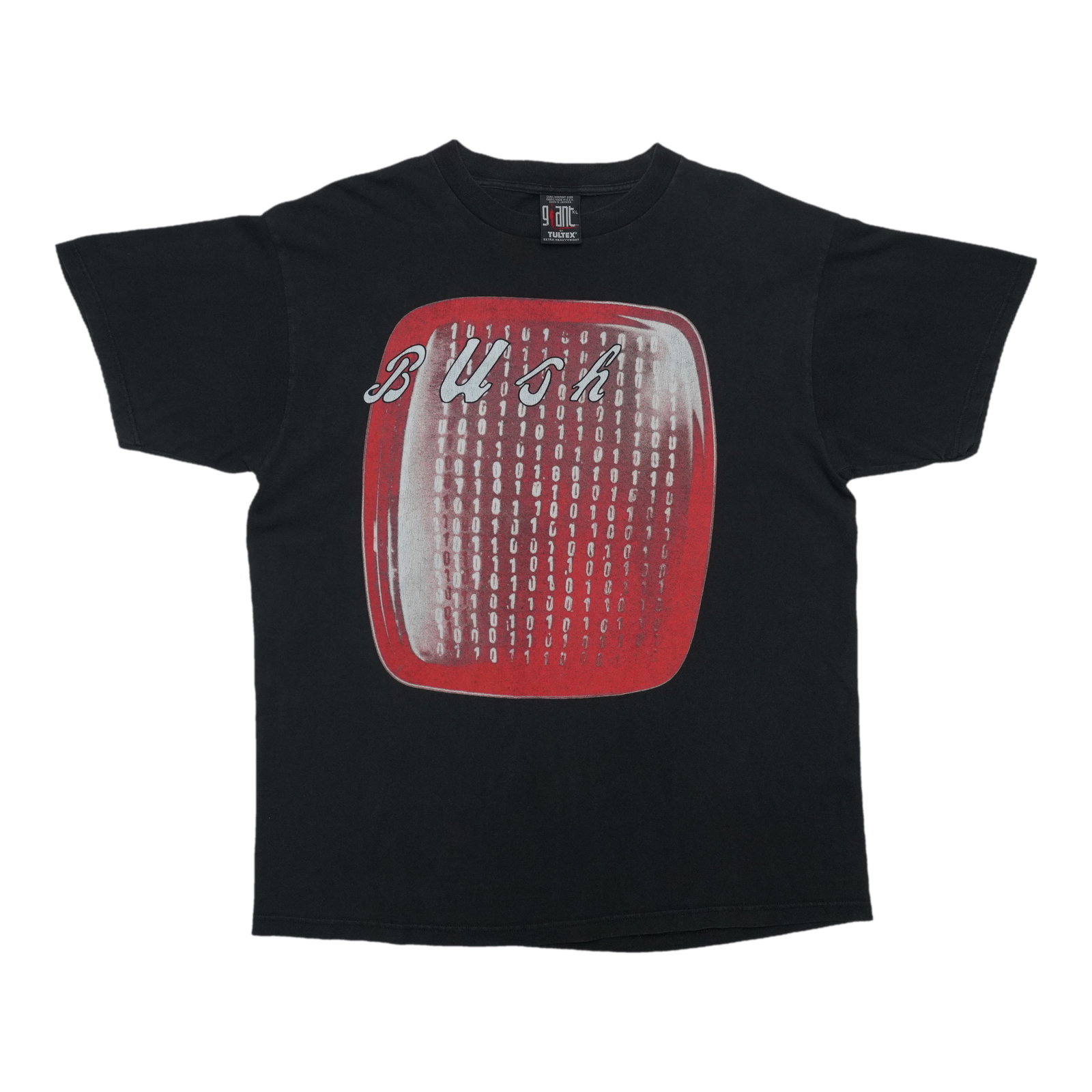 Bush Sixteen Stone 1996 Tour Black Cotton Shirt XL: Bush Sixteen Stone 1996 Tour Black Cotton Shirt XL This is an original vintage 1996 Bush Sixteen Stone Tour shirt, featuring front and back graphics. Made from 100% cotton in black, this authentic