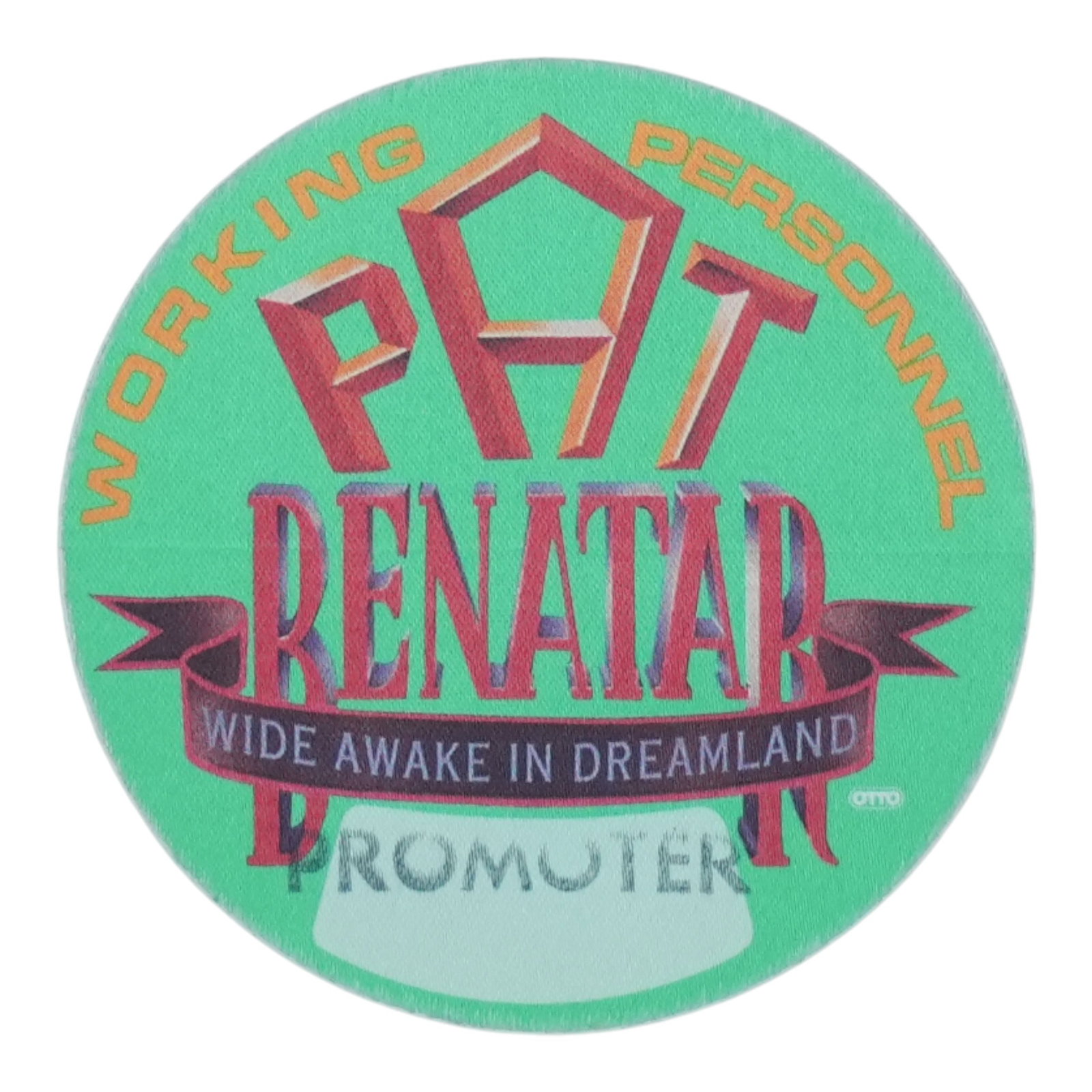 Wide Awake In Dreamland 1988 Pat Benatar Vintage Working Pass (1 of 2)