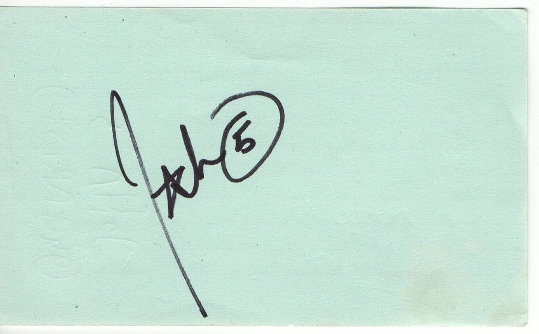 Beckett Authenticated John 5 3x5 Index Card Autograph (1 of 3)