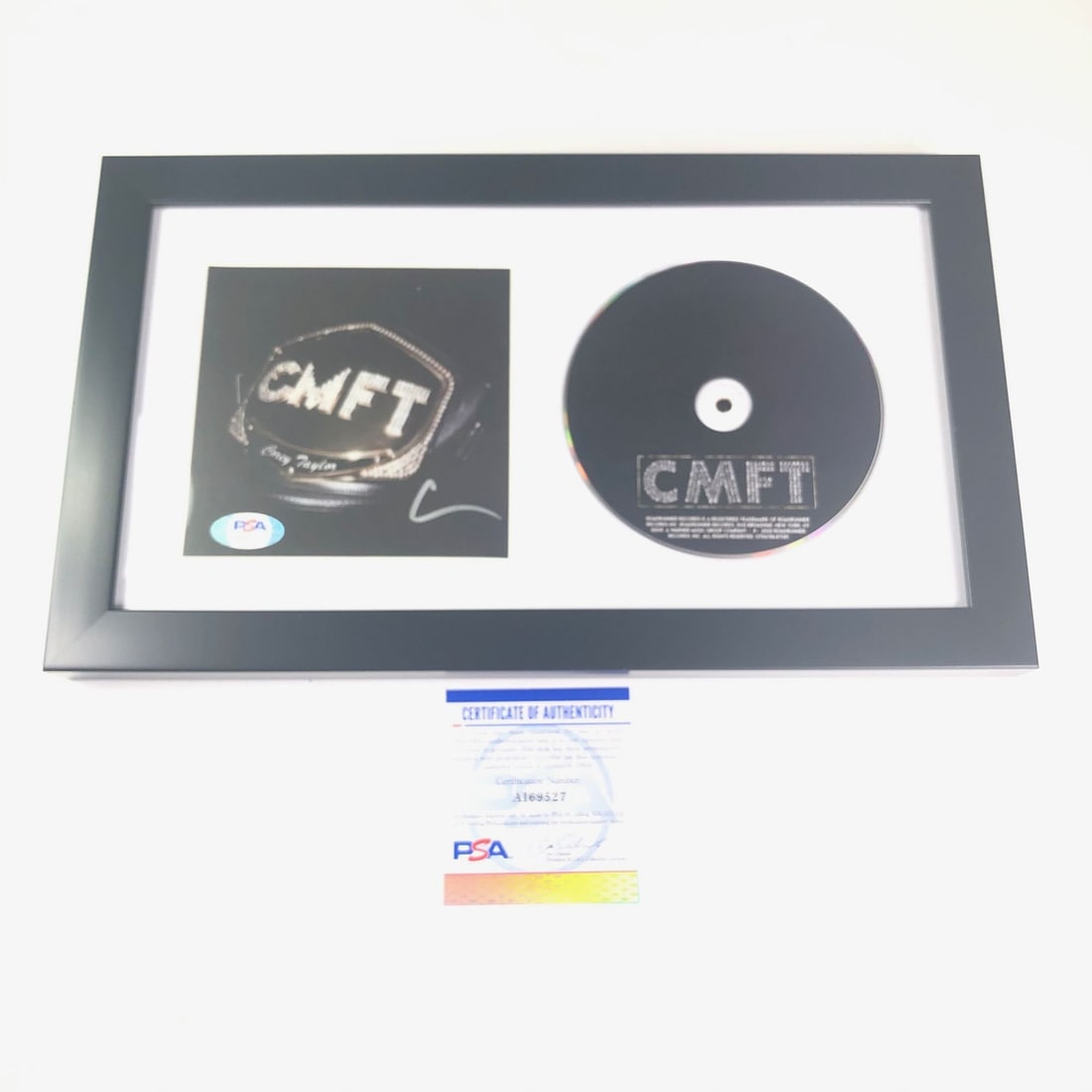 Framed CMFT CD Cover Signed by Corey Taylor PSA DNA (1 of 3)