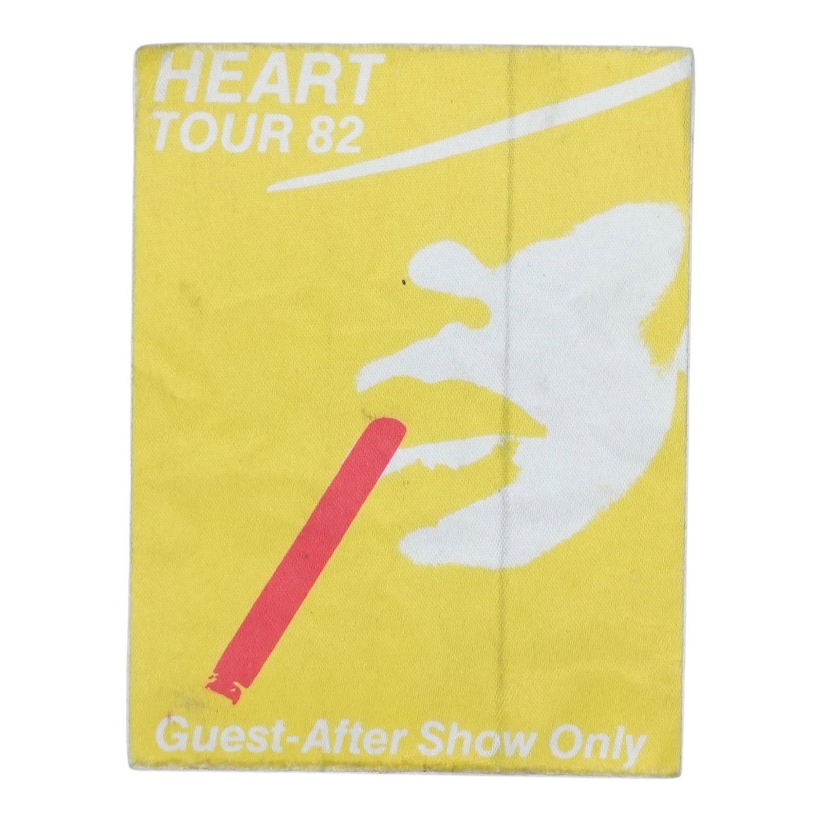 1982 Heart Tour Guest After Show Backstage Pass (1 of 2)