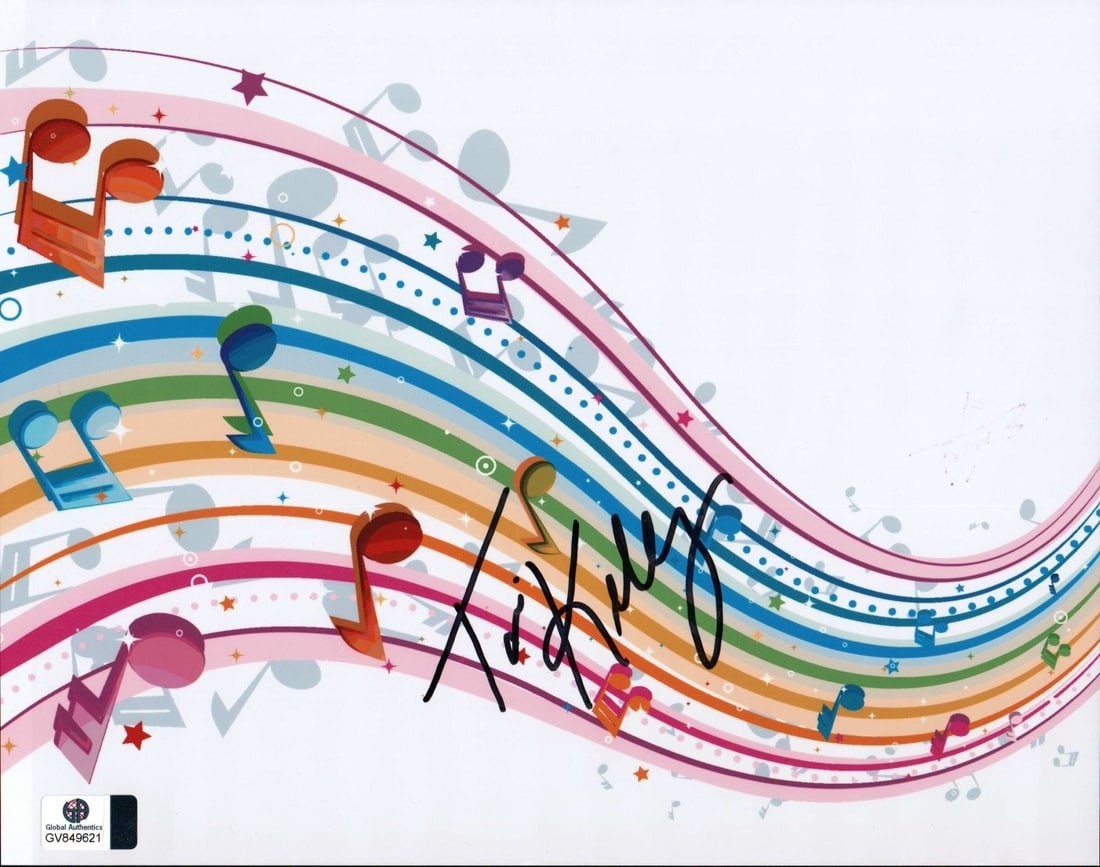 Tori Kelly Autographed 8x10 Photo with Musical Notes GAI Certified (1 of 2)