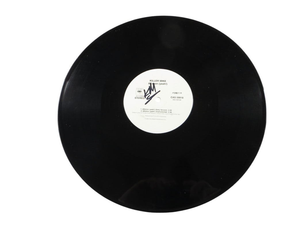 Killer Mike Autographed Record Album AKshon Yeah Beckett Authenticated (1 of 4)
