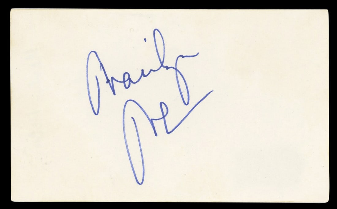 Marilyn McCoo Signed 3x5 Index Card Beckett Authenticated 5th Dimension (1 of 5)