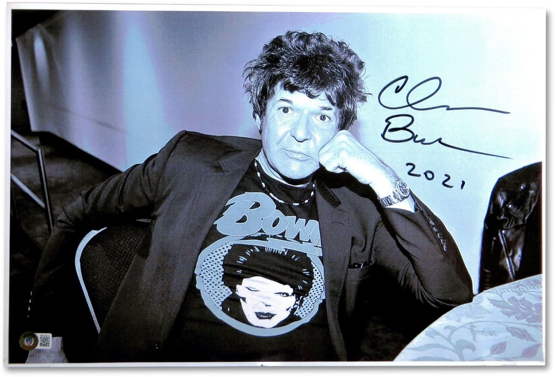 Clem Burke Autographed 12X18 Photo Blondie Ramones Beckett Authenticated (1 of 4)