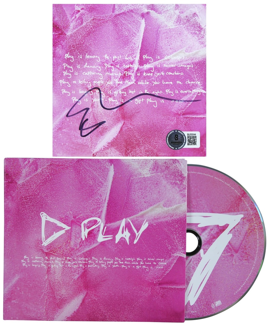 Ed Sheeran Signed Play CD Insert with Disk Beckett Authenticated (1 of 5)