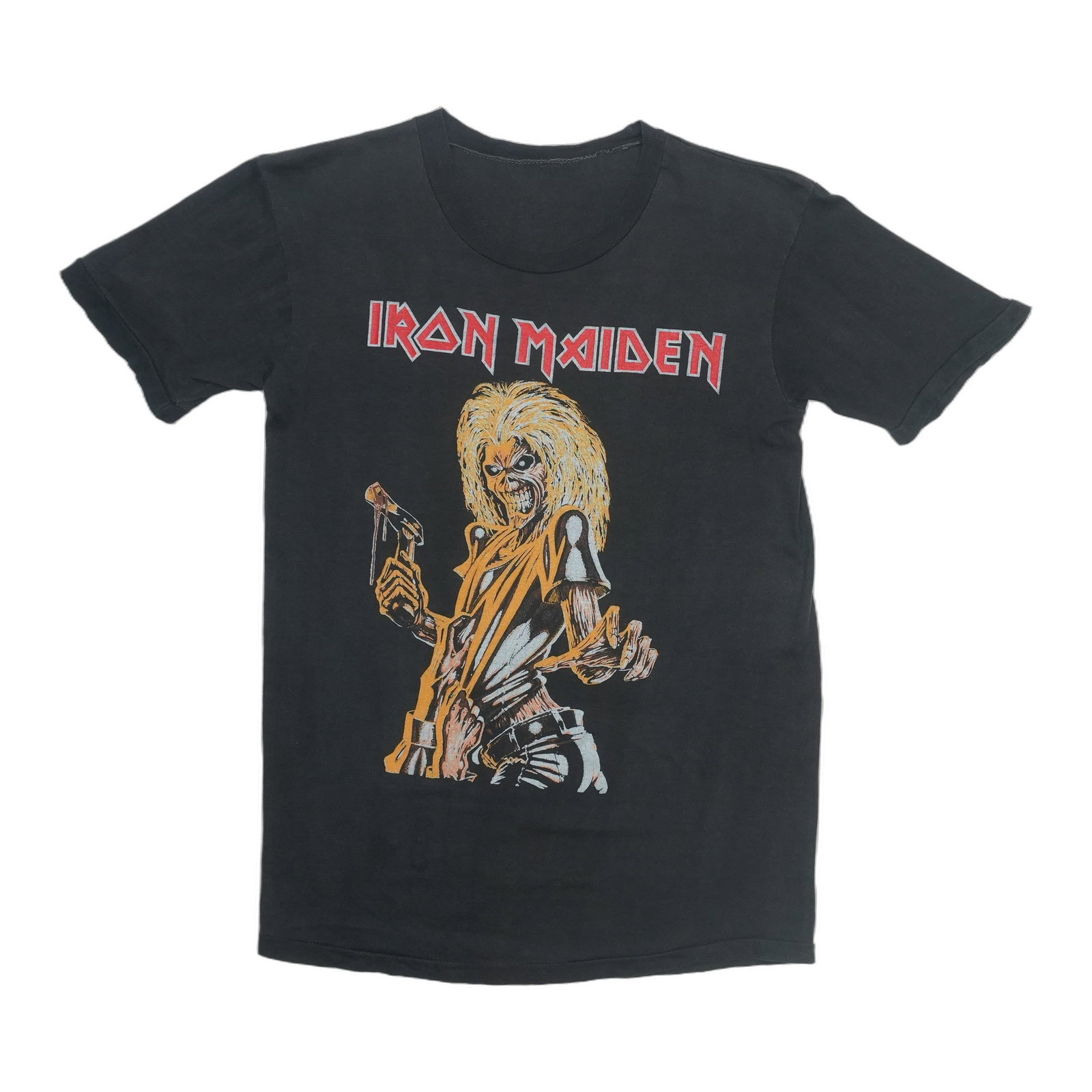 Vintage 1981 Iron Maiden tour shirt Killer World black (1 of 5)