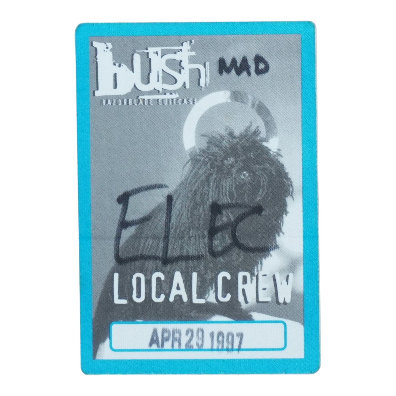 1997 Bush Razorblade Suitcase backstage pass local crew (1 of 2)