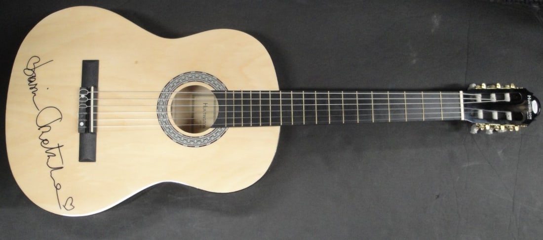 Basia Signed Acoustic Guitar Authenticated by JSA (1 of 3)