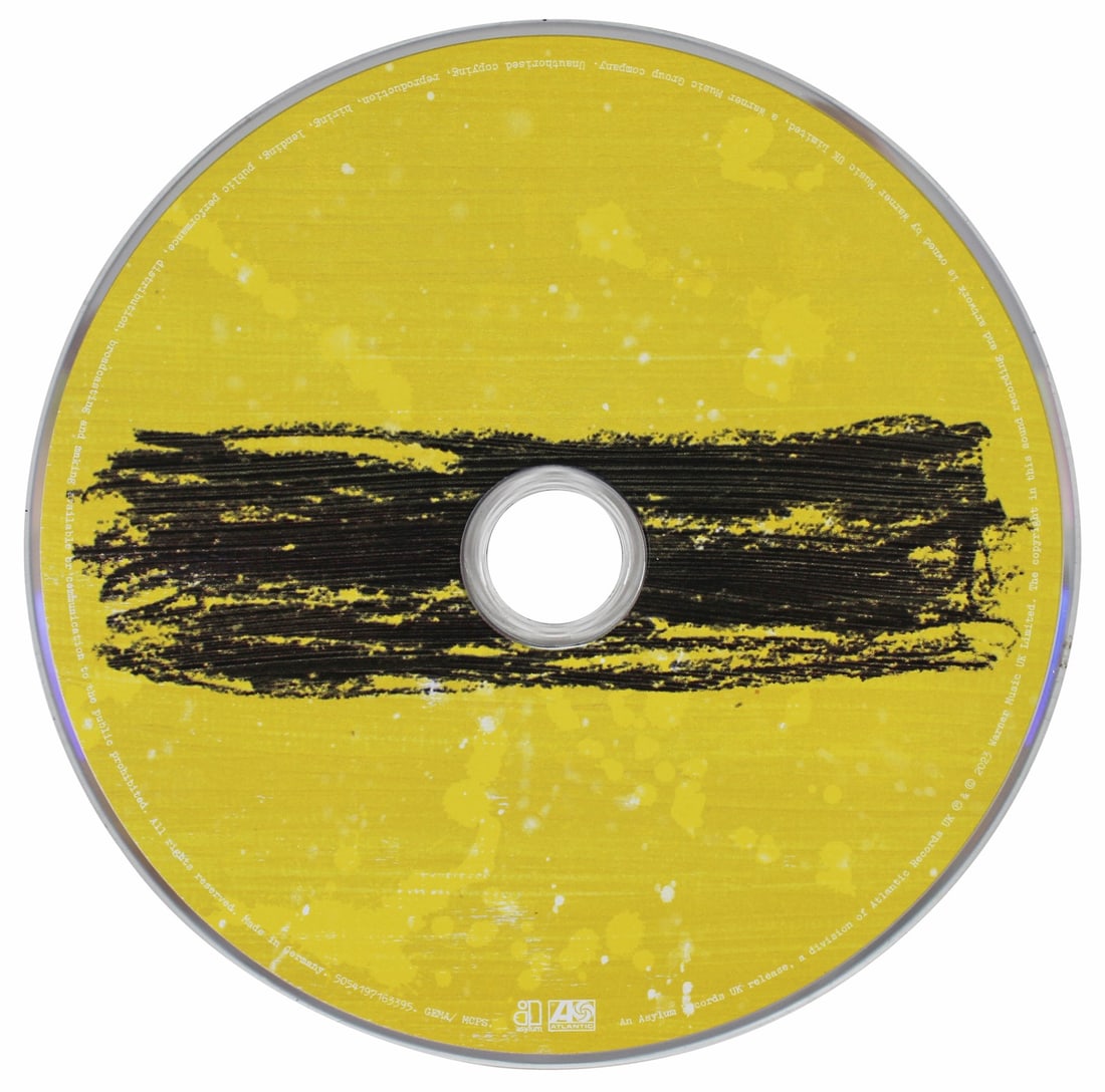 Ed Sheeran Signed Subtract CD Insert with Disk BAS Authenticated - 7