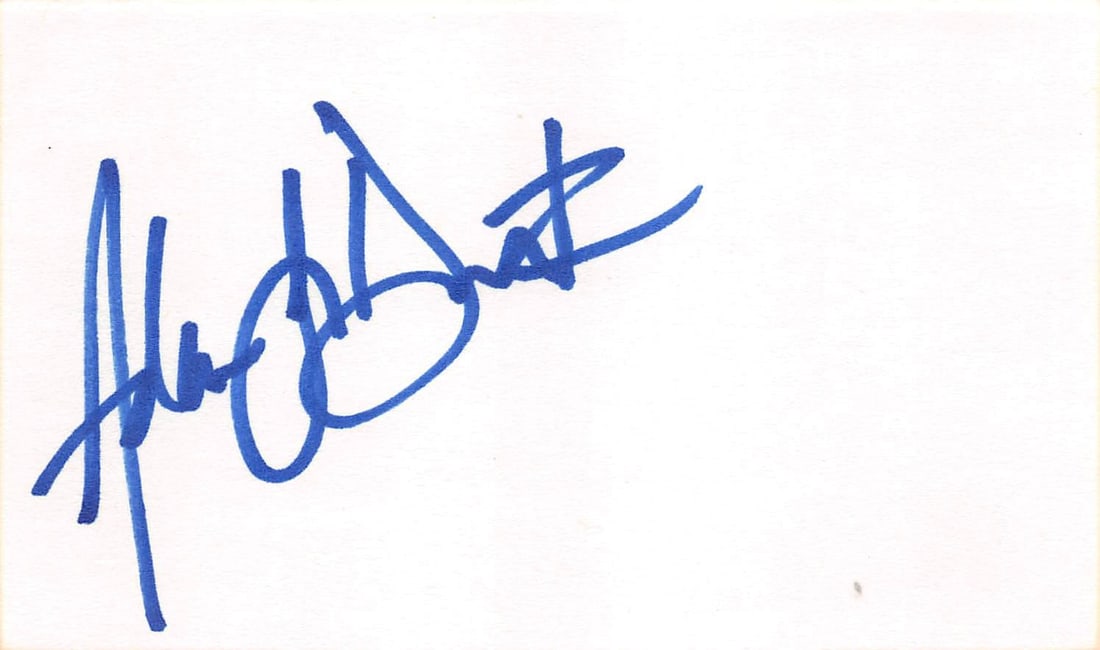 Adam Duritz Signed 3x5 Index Card Counting Crows Beckett Authenticated (1 of 5)