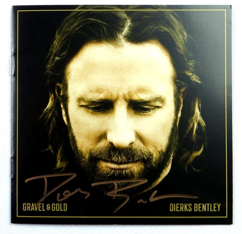Dierks Bentley Autographed CD Booklet Gravel & Gold JSA Certified: Dierks Bentley Autographed CD Booklet Gravel & Gold JSA Certified This is an original Dierks Bentley autographed CD booklet from the album 'Gravel & Gold.' The booklet has been authenticated by James 