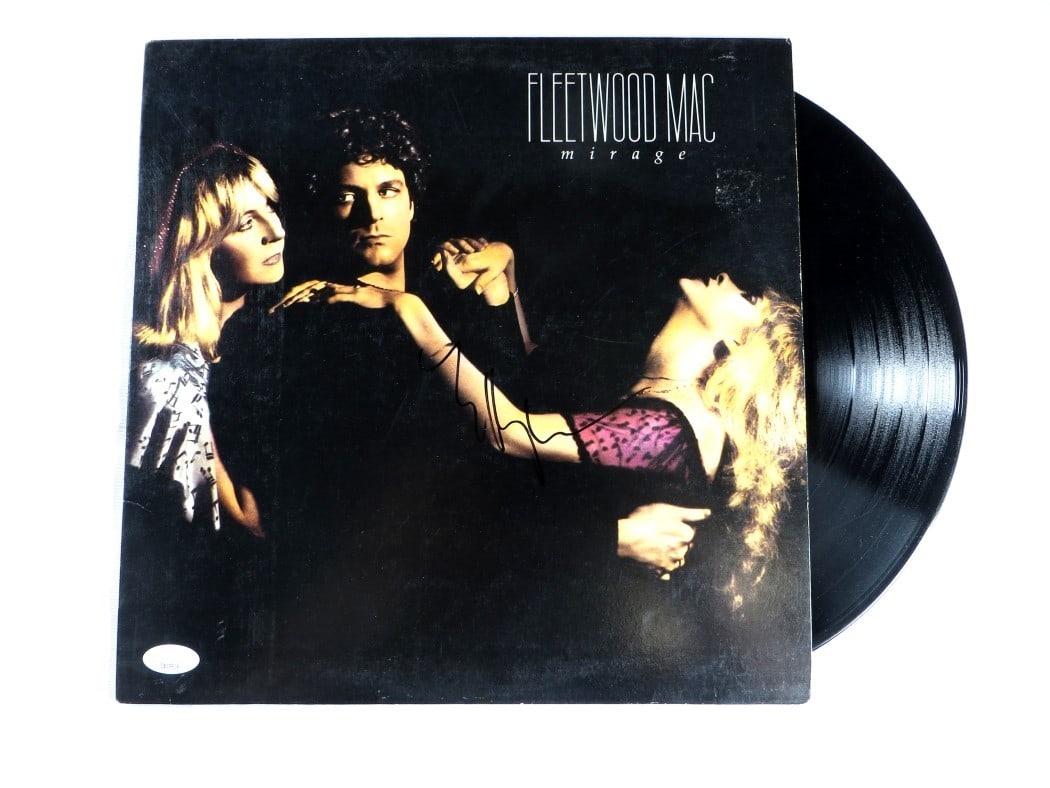 Lindsey Buckingham Autographed Record Album Cover Fleetwood Mac JSA Certified (1 of 4)