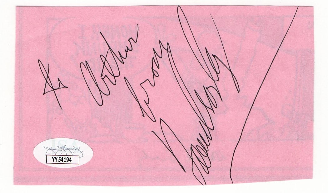 David Crosby Cut Signature Autographed Crosby Stills Nash JSA (1 of 2)