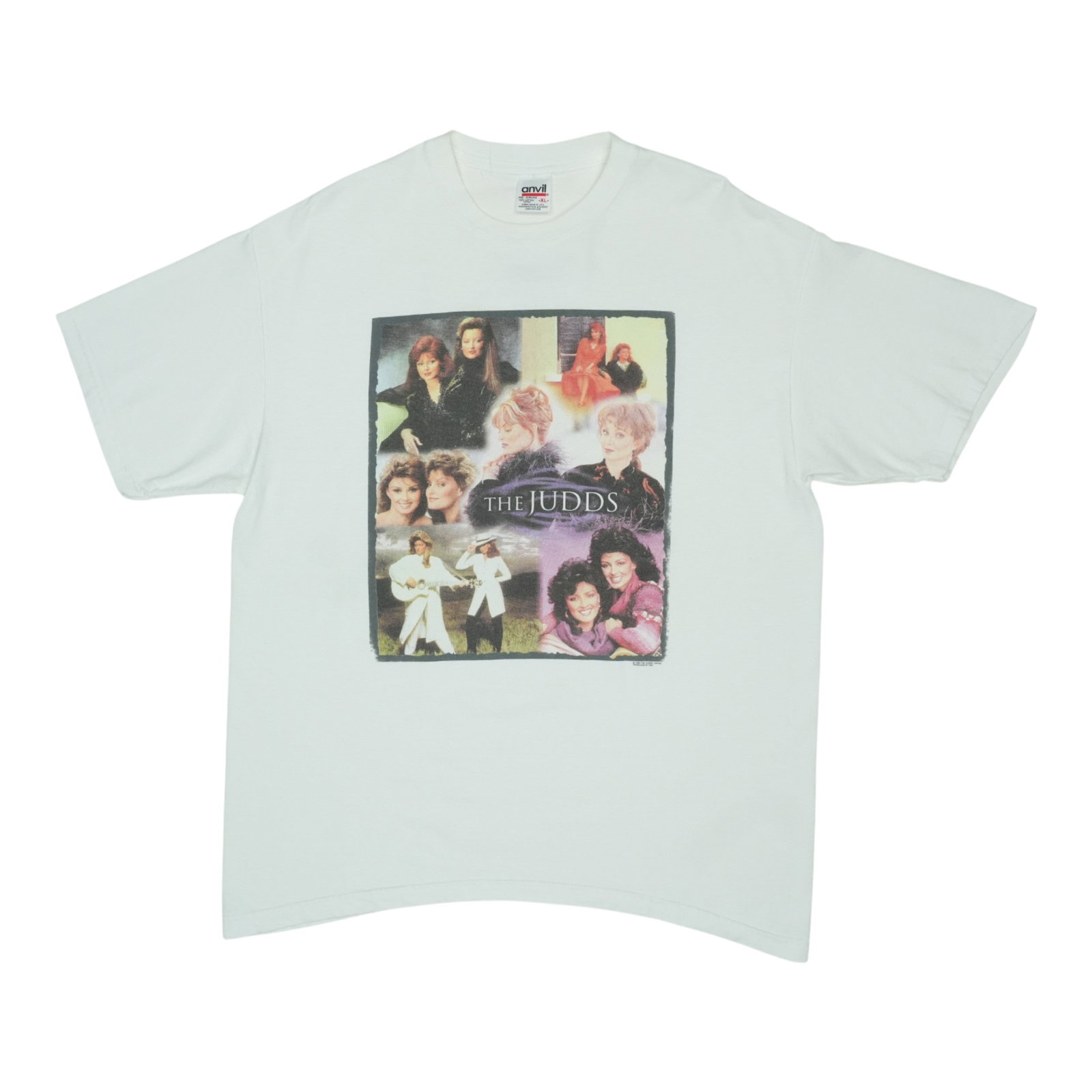 Vintage 2000 The Judds White Cotton Graphic T Shirt Extra Large: Vintage 2000 The Judds White Cotton Graphic T Shirt Extra Large This is an original vintage 2000 The Judds shirt featuring both front and back graphics. Made from 100% cotton, this white shirt is in e