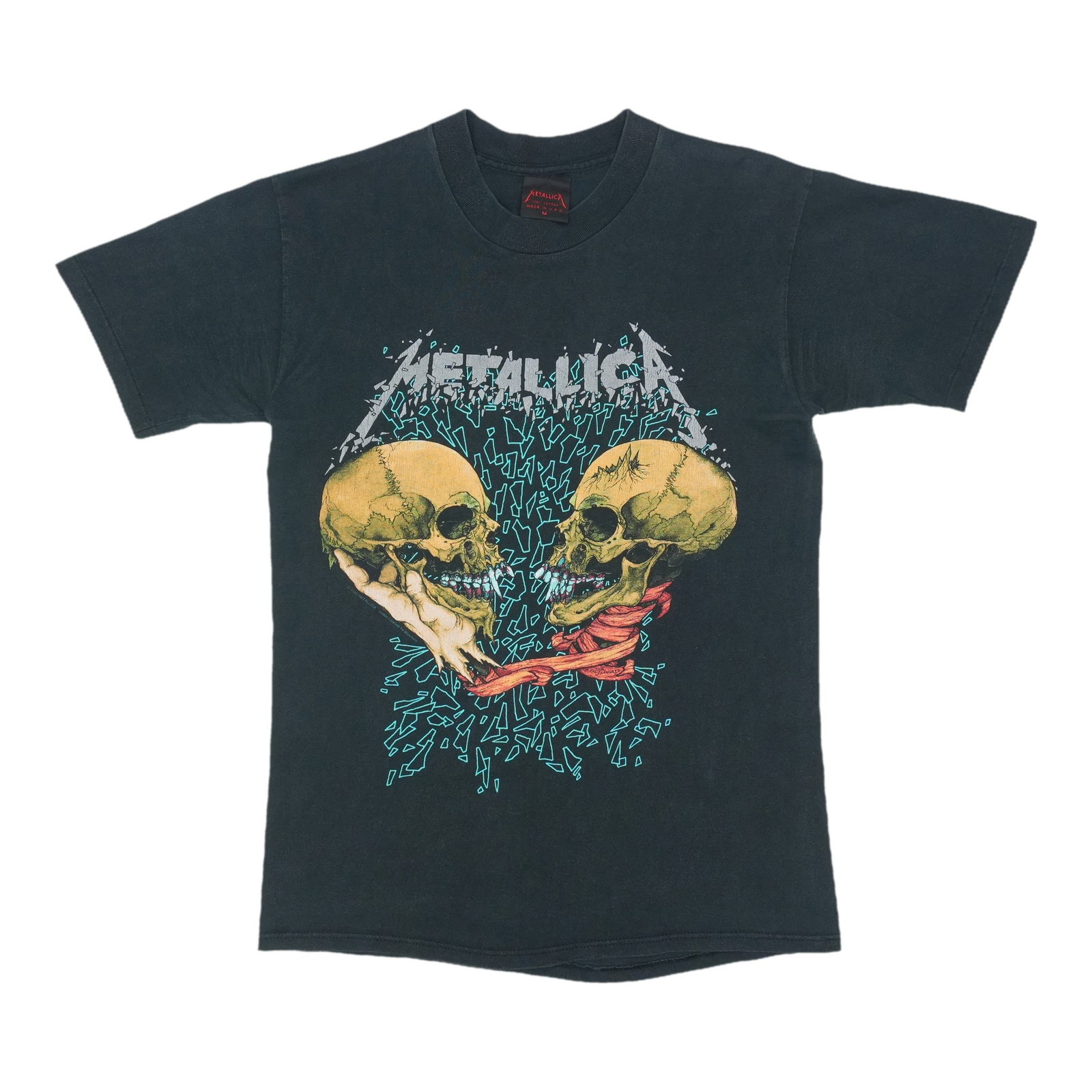 Vintage 1991 Metallica Sad But True Black Cotton Graphic T Shirt Medium: Vintage 1991 Metallica Sad But True Black Cotton Graphic T Shirt Medium This is an original vintage 1991 Metallica 'Sad But True' shirt featuring graphics on both the front and back. Made from 100% co