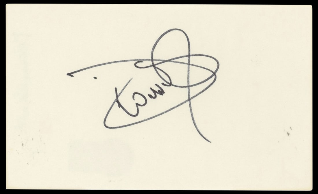 Dionne Warwick Signed 3x5 Index Card with Beckett Authentication (1 of 2)