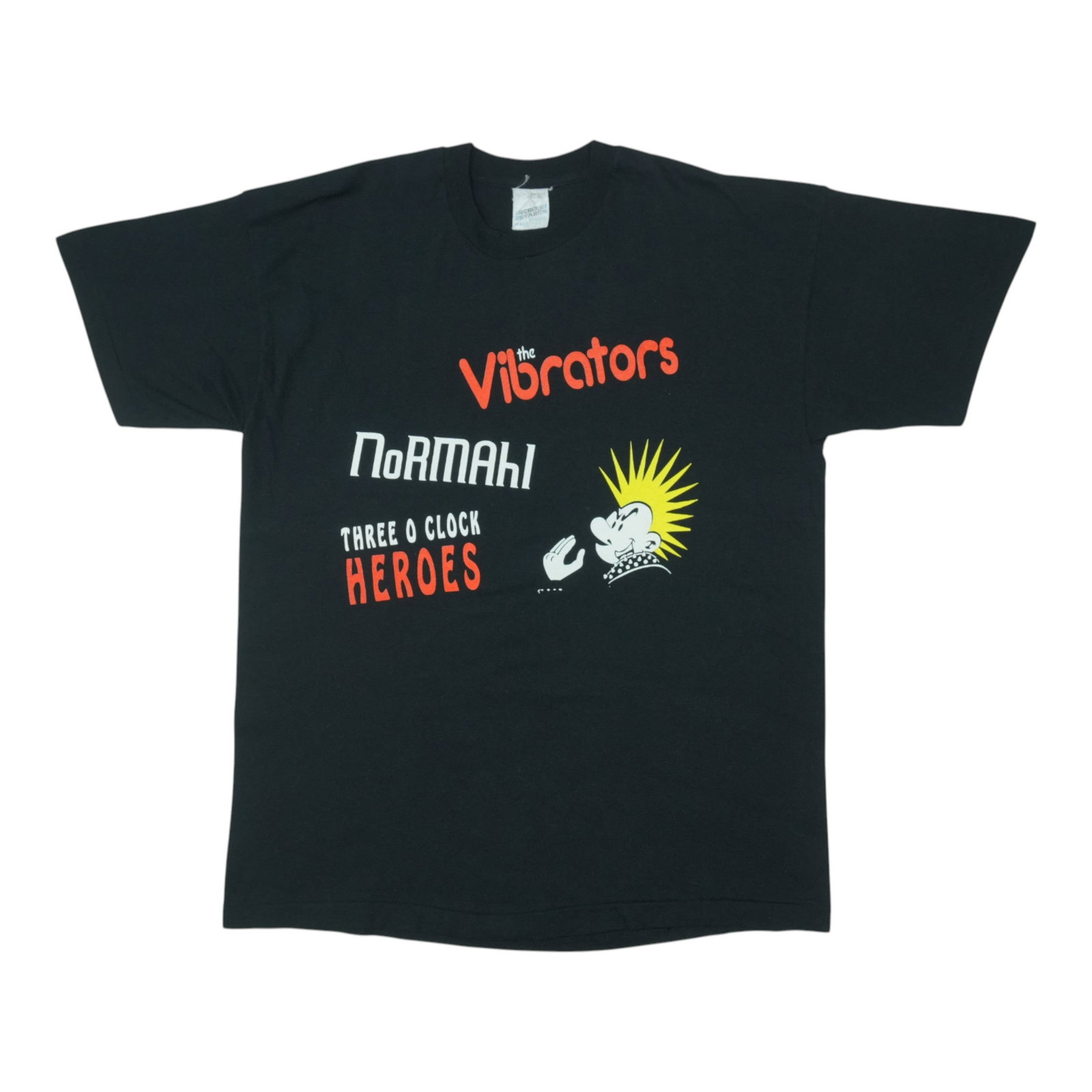 Vintage 1995 Tour Shirt The Vibrators Post Punk Extra Large Black Cotton (1 of 5)