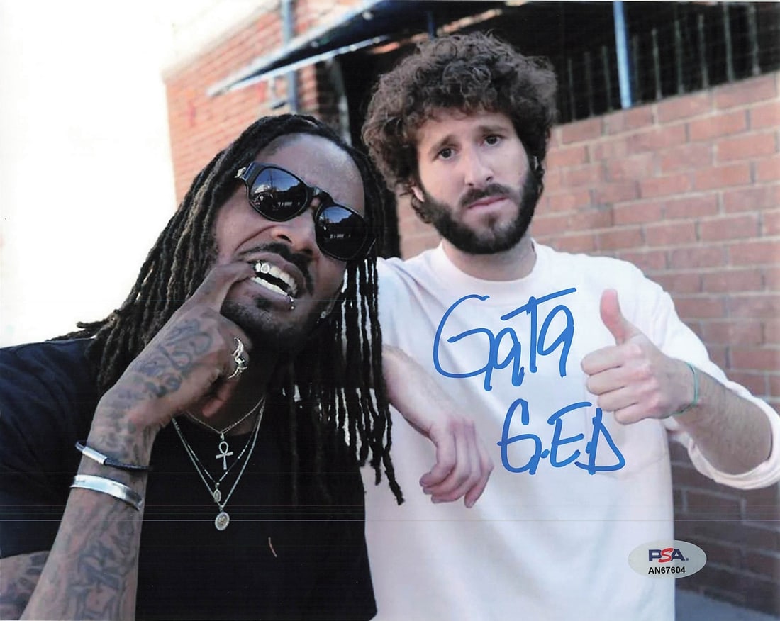 GaTa Autographed 8x10 Photo PSA/DNA Certified Original: GaTa Autographed 8x10 Photo PSA/DNA Certified Original This professionally printed 8x10 photograph features the autograph of GaTa, a well-known rapper. The signature has been authenticated by PSA/DNA,