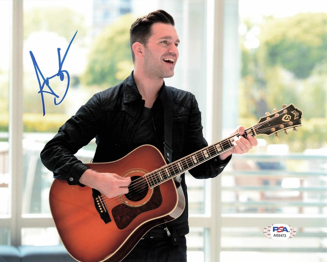 Andy Grammer Autographed 8x10 Photo PSA/DNA Certified: Andy Grammer Autographed 8x10 Photo PSA/DNA Certified This is a professionally printed 8x10 photograph featuring the signature of musician Andy Grammer. The autograph has been authenticated by PSA/DNA