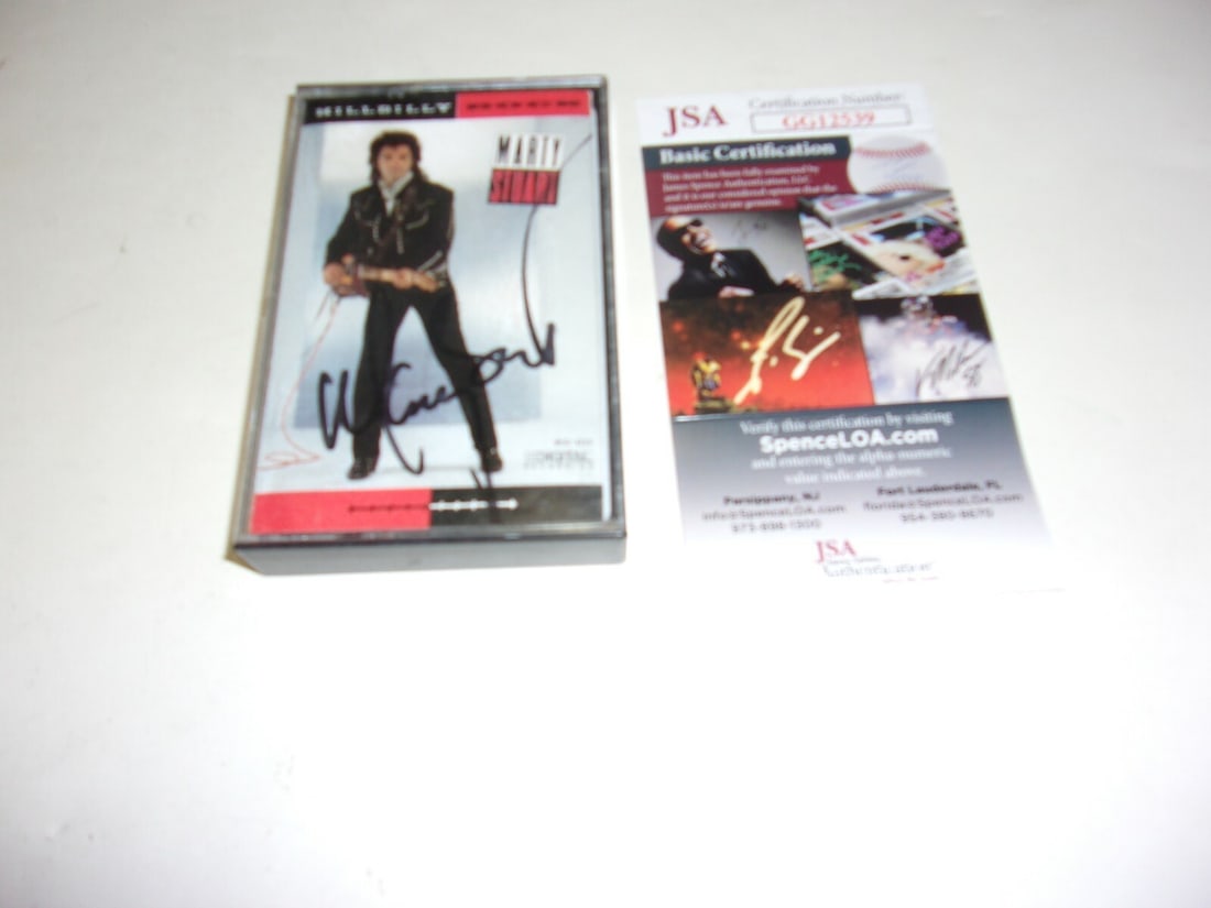 Signed Marty Stuart Country Music Cassette Album with JSA COA Authentication (1 of 1)