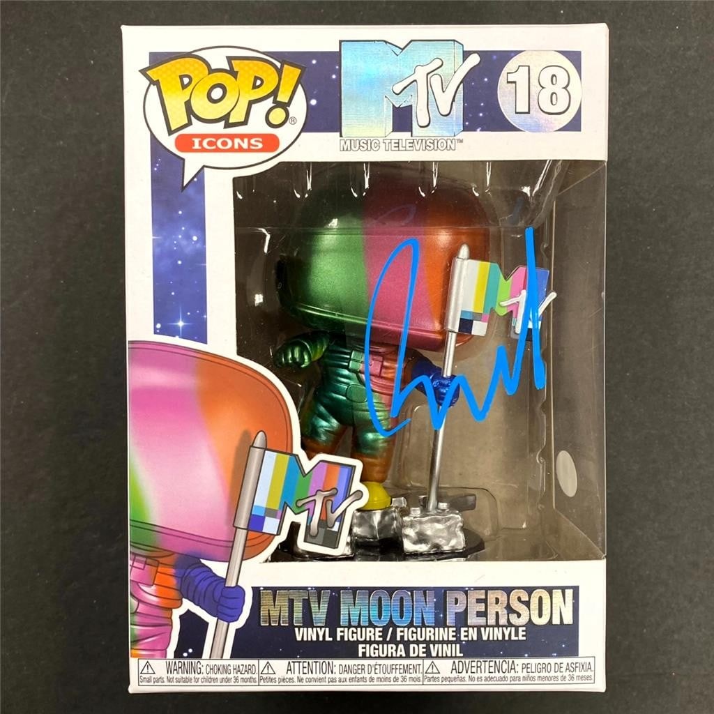 Beck Hansen autographed Funko Pop MTV Moon Man JSA (1 of 5)