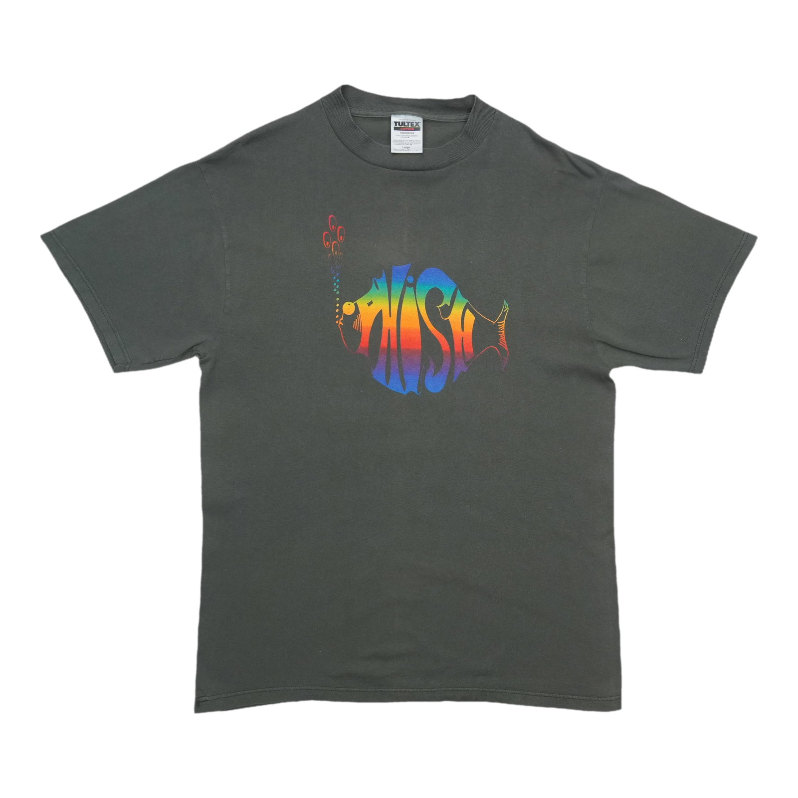 Vintage 1996 Green Phish Concert T Shirt Large Cotton: Vintage 1996 Green Phish Concert T Shirt Large Cotton This is an original vintage 1996 Phish Tour Shirt, not a modern reproduction. Crafted from 100% cotton, the shirt features a green color and is fr