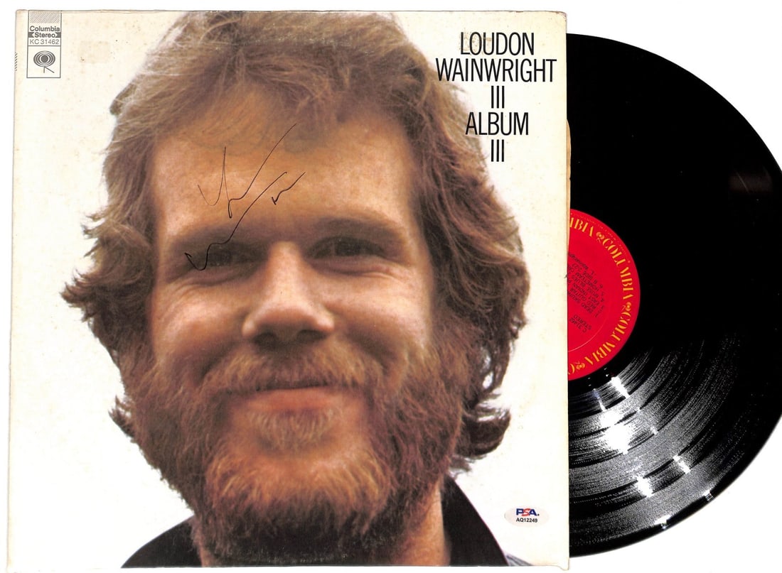 Album III Vinyl Signed by Loudon Wainwright III With PSA DNA Authentication (1 of 3)