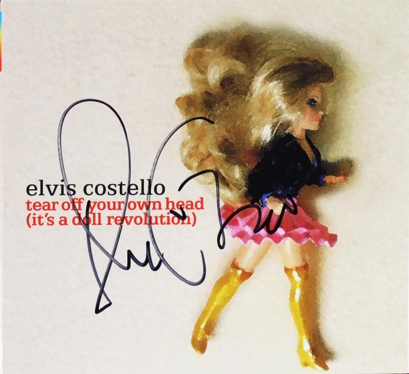 Elvis Costello Signed CD Cover with Disc Certified PSA/DNA U78002 (1 of 2)