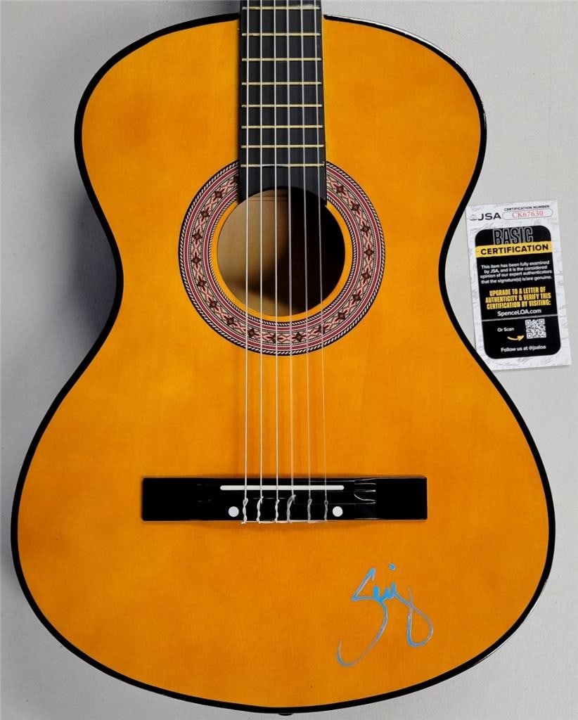 Autographed Acoustic Guitar by Serj Tankian with JSA Authentication (1 of 6)