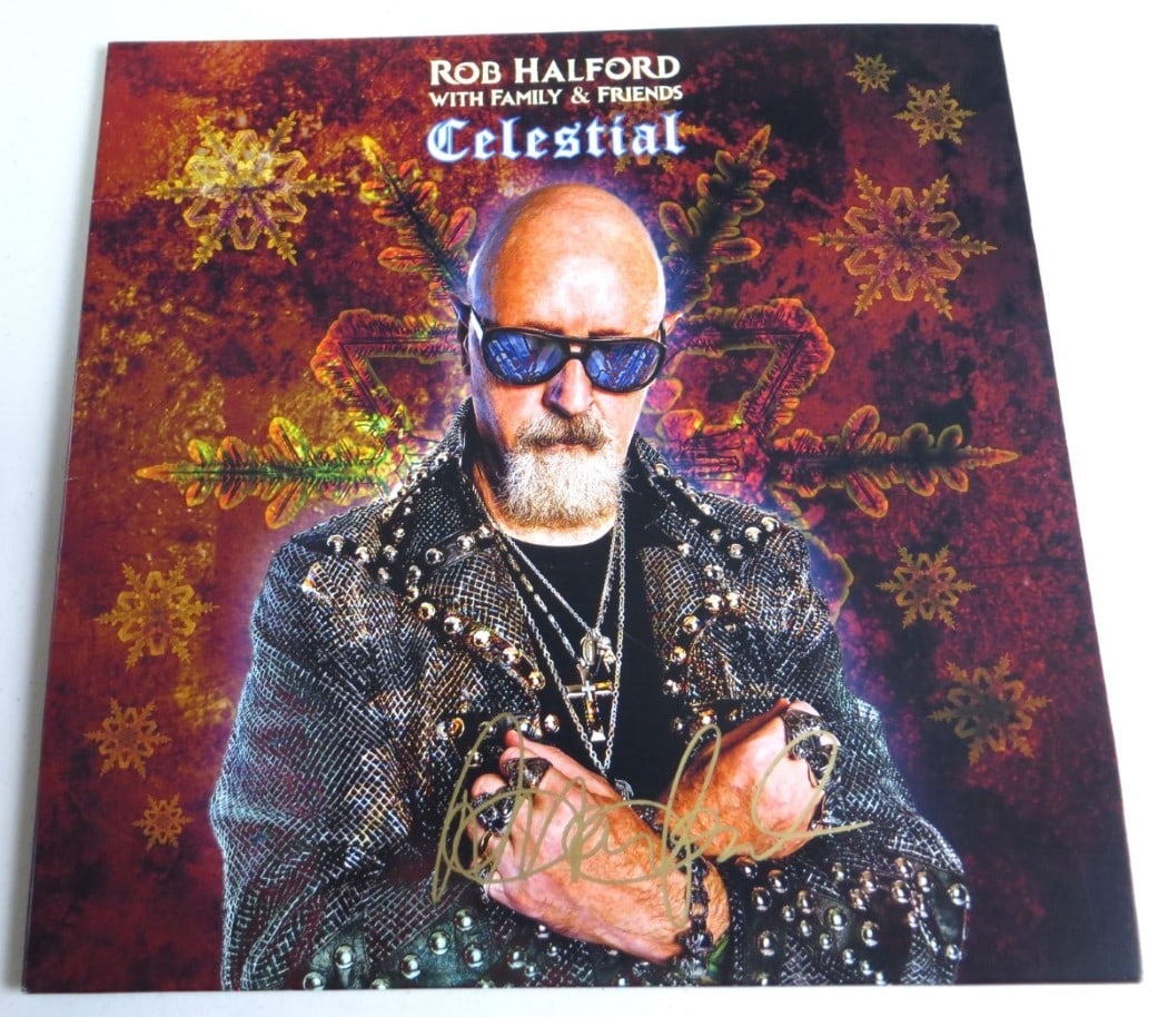 Rob Halford Autographed Record Album Judas Priest JSA Authenticated: Rob Halford Autographed Record Album Judas Priest JSA Authenticated This is a pre-owned original record album signed by Rob Halford, the iconic frontman of Judas Priest. The album comes with a James S