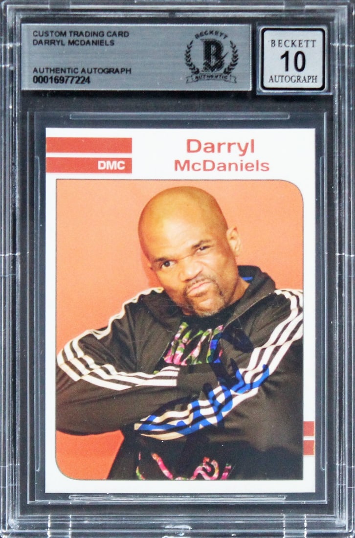 Darryl McDaniels Run DMC Signed Trading Card Gem Mint 10 Beckett Authenticated (1 of 2)